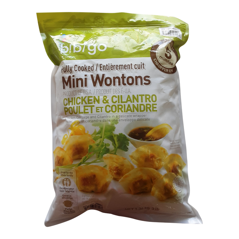 Bibigo Chicken & Cilantro Mini Wontons, 1 ct