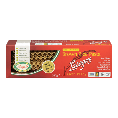 Rizopia Brown Rice Lasagna, 340 g