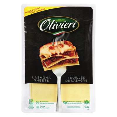Olivieri Fresh Lasagna Sheets, 360g