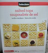 Selection Soda Crackers Salted Tops, 907 g