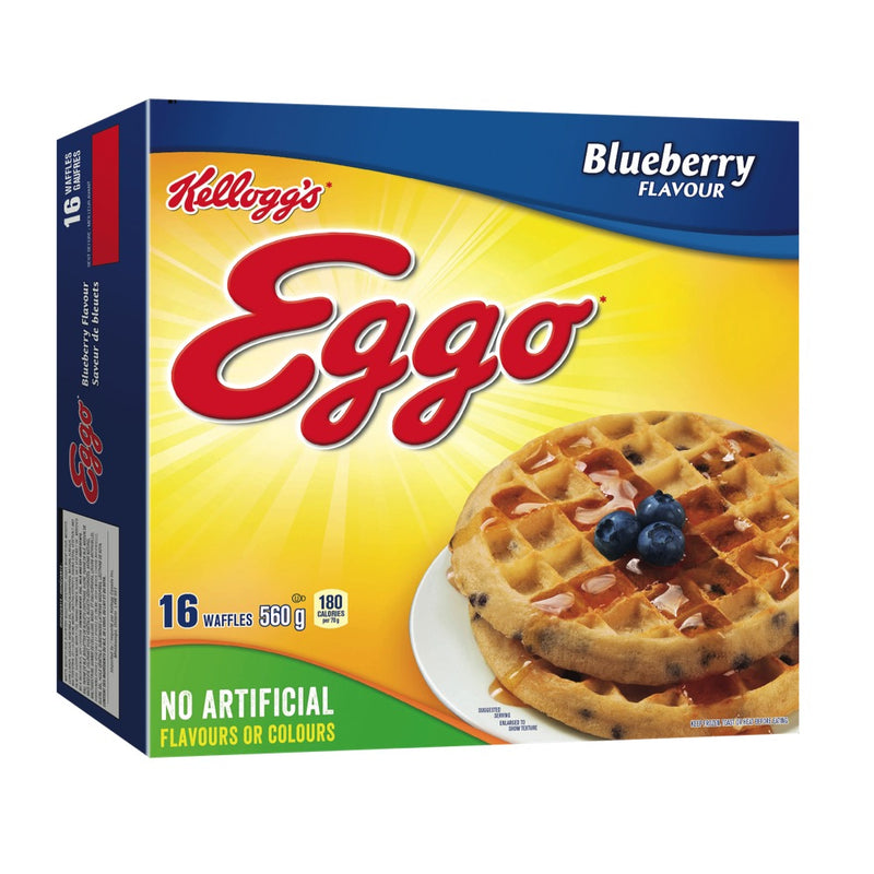 Kellogg's Eggo Blueberry Waffles, 560 g