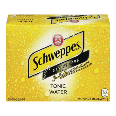 Schweppes Tonic Water, 12 x 355mL