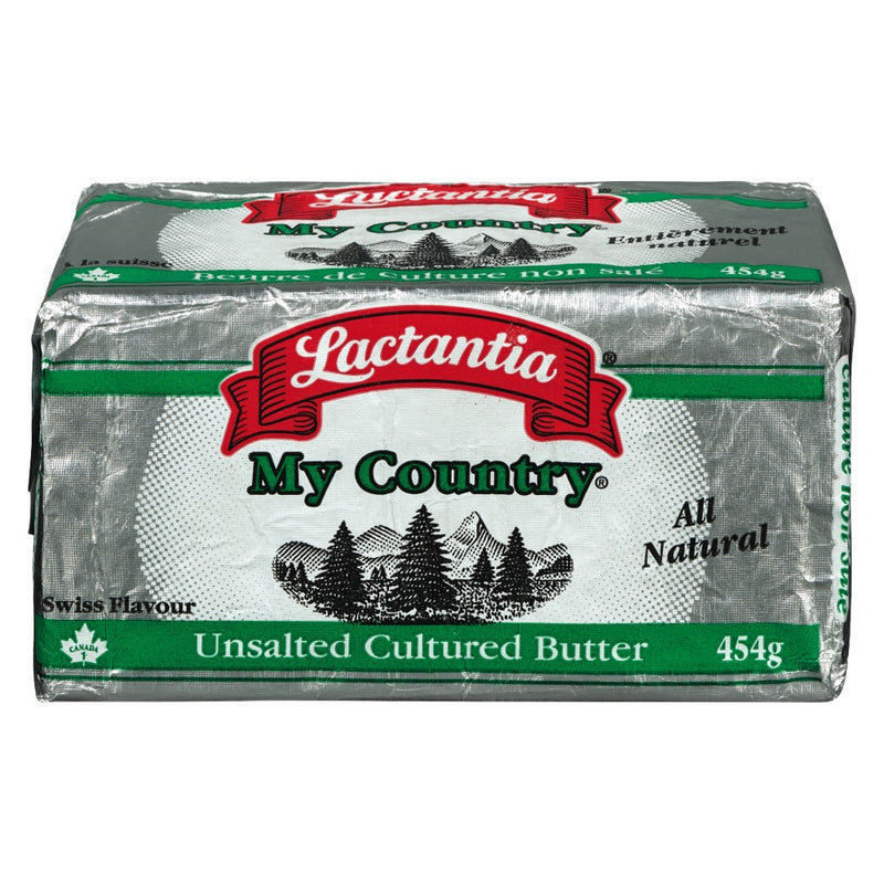 Lactania Unsalted Cultured Butter, 454 g