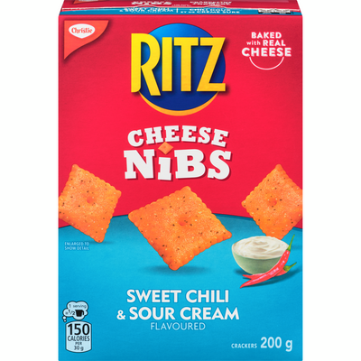 Christie Ritz Sweet Chili & Sour Cream Cheese Nibs, 200 g