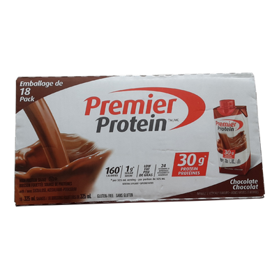 Premier Protein Shakes Chocolate, 18 x 325 mL