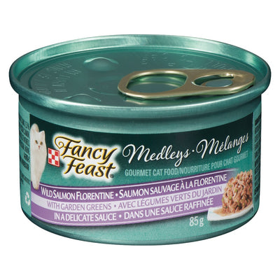 Fancy Feast Medleys Wild Salmon Florentine, 85 g
