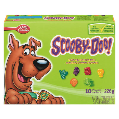 Betty Crocker Scooby Doo Fruit Flavored Snacks, 226 g