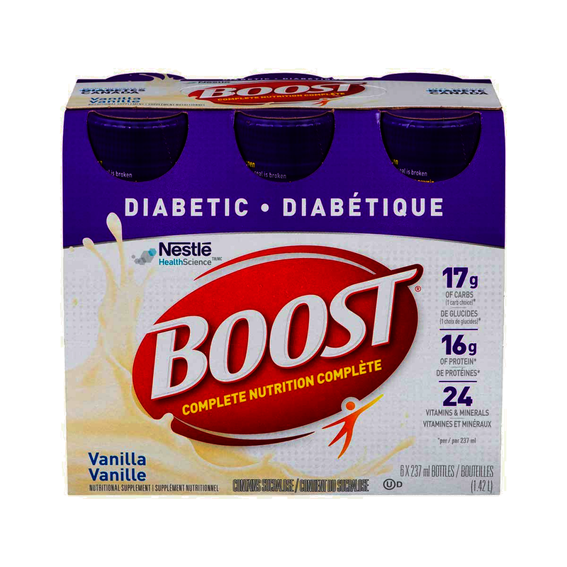 Boost Diabetic Vanilla 237 ml, 6 ct