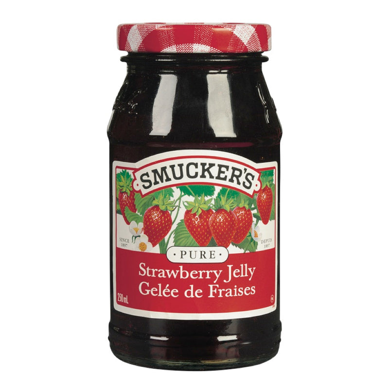 Smucker's Pure Strawberry Jelly, 250 mL