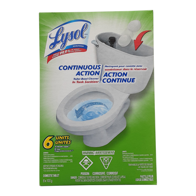 Lysol Toilet Bowl Cleaning Pucks, 6 ct