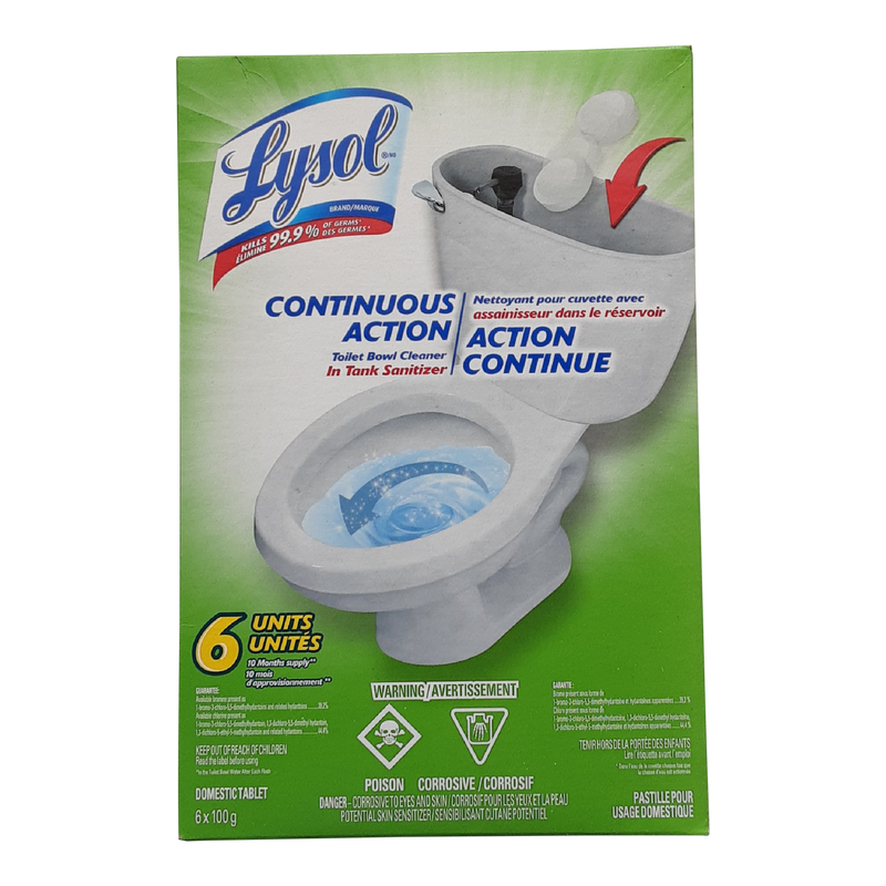 Lysol Toilet Bowl Cleaning Pucks, 6 ct