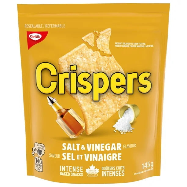 Christie Crispers Salt & Vinegar, 145g