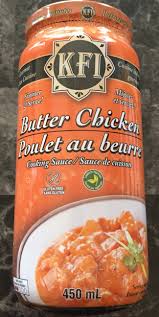 KFI Butter Chicken Sauce, 2 x 450 mL