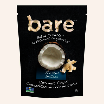 Bare Baked Crunchy Toasted Coconut Chips, 94 g