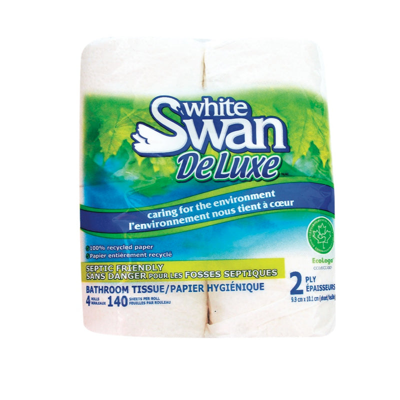 White Swan Bathroom Tissue, 4 ct