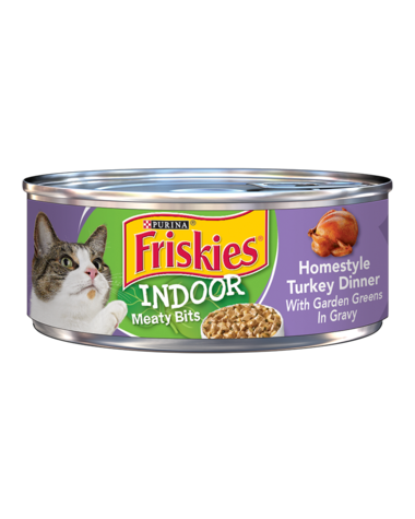 Purina Friskies Indoor Meaty Bits Homestyle Turkey & Gravy