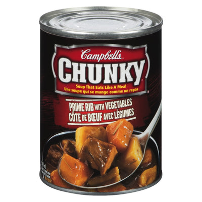 Chunky Prime Rib With Vegetables Soup, 540 mL