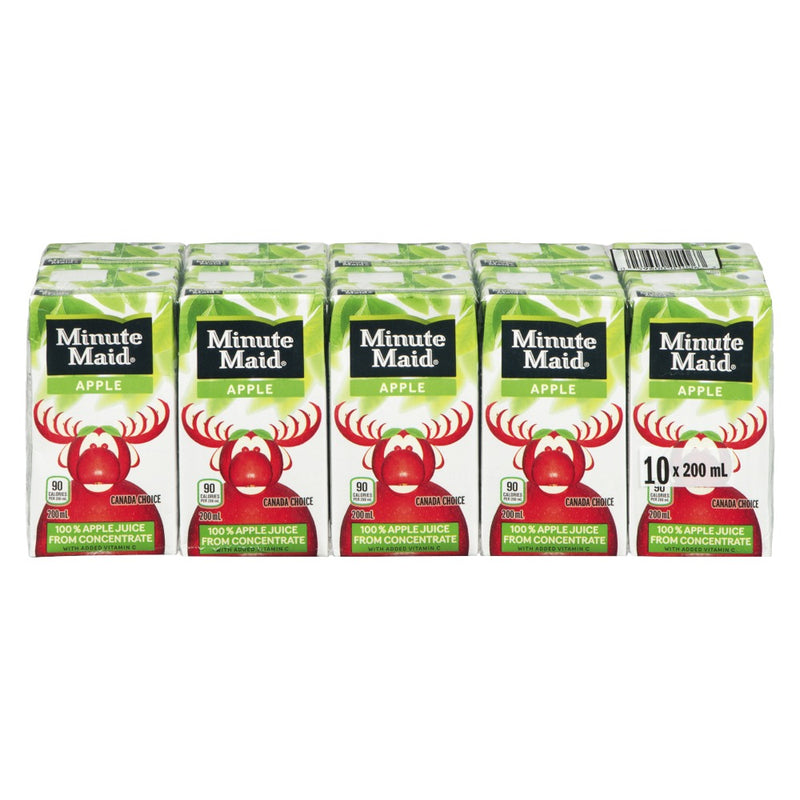 Minute Maid Apple Juice, 10 count, 200 mL