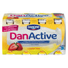 Danone DanActive Strawberry Drinkable Probiotic Yogurt, 8 x 93 mL