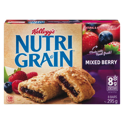 Kellogg's Nutri Grain Bars Mixed Berry, 295 g