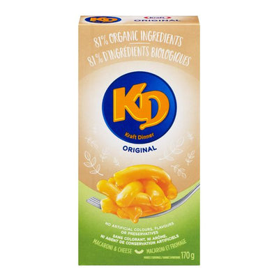 Kraft Dinner Macaroni & Cheese Organic, 170 g