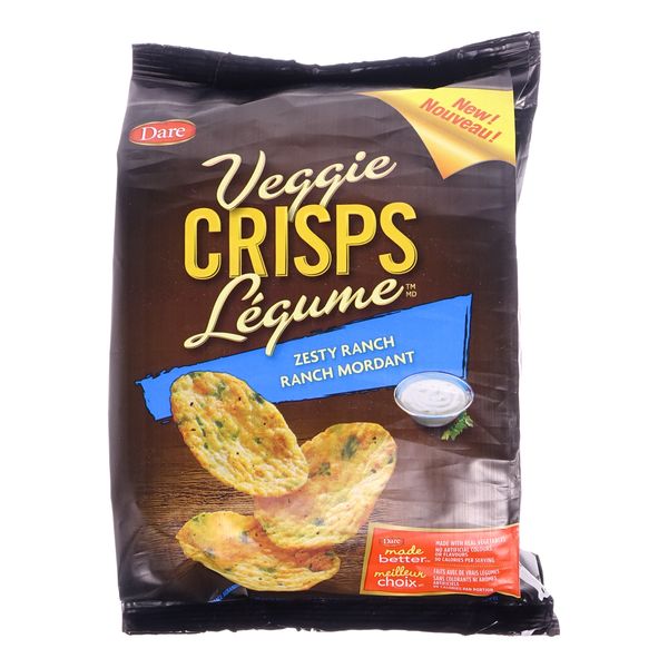 Dare Veggie Crisps Zesty Ranch, 100g