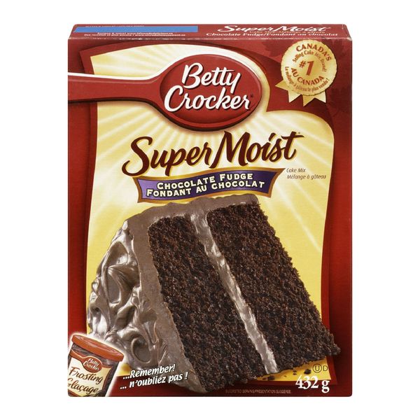 Betty Crocker Super Moist Chocolate Fudge Cake Mix, 432 g