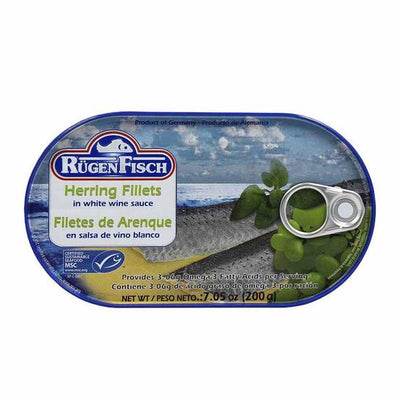 RUGENFISCH HERRING IN WINE, 200 g