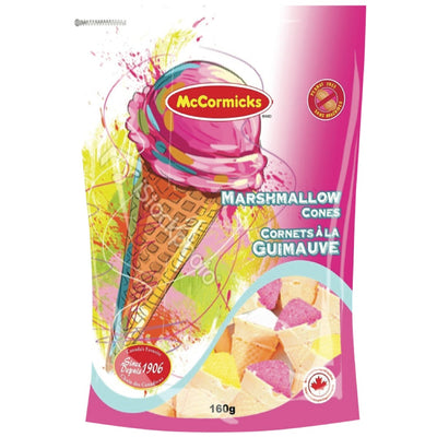 McCormicks Marshmallow Cones, 160 g