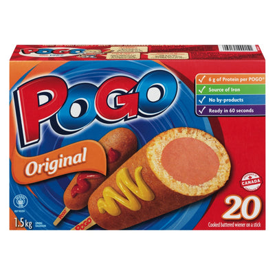 Pogo Original Cooked Battered Wiener On A Stick, 20 ct
