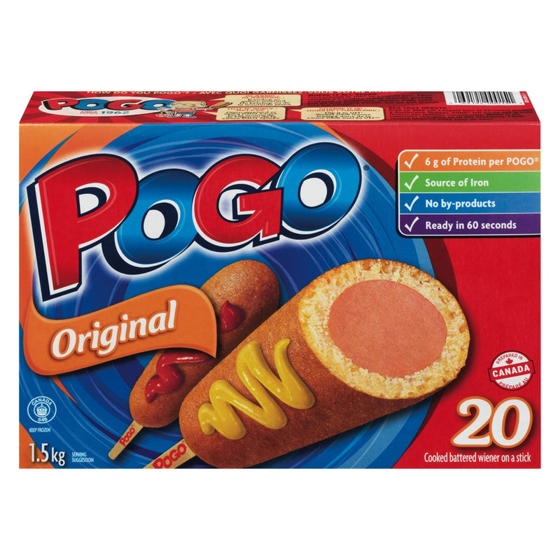Pogo Original Cooked Battered Wiener On A Stick, 20 ct