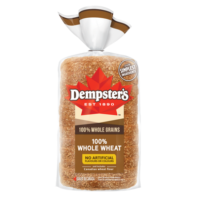 Dempster's 100% Whole Wheat Bread, 600 g