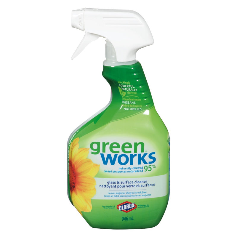 Green Works Glass & Surface Cleaner, 946 mL