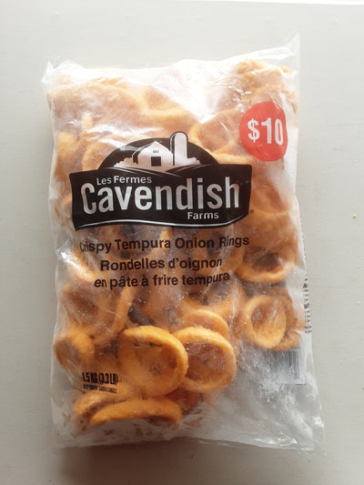 Cavendish Crispy Tempura Onion Rings, 1.5 kg