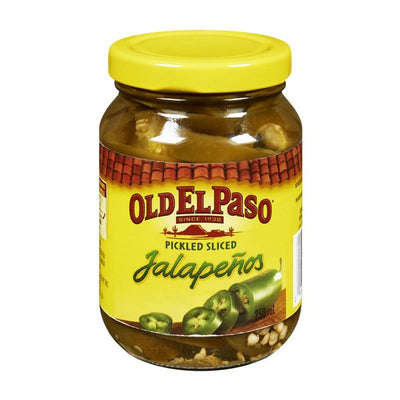 Old El Paso Pickled Sliced Jalapenos, 250 mL