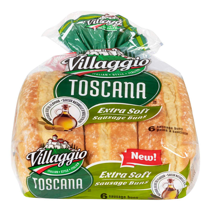 Villagio Toscana Extra Soft Sausage Buns, 6 ct