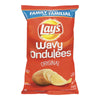 Lay's Family Size Wavy Original Potato Chips, 255 g