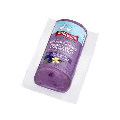 Woolwich Soft Fresh Wild Blue Berry Vanilla Goat Cheese, 113 g