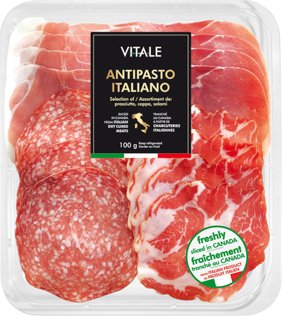 Vitale Antiastpo Italiano Assorted Sliced Meats, 100 g