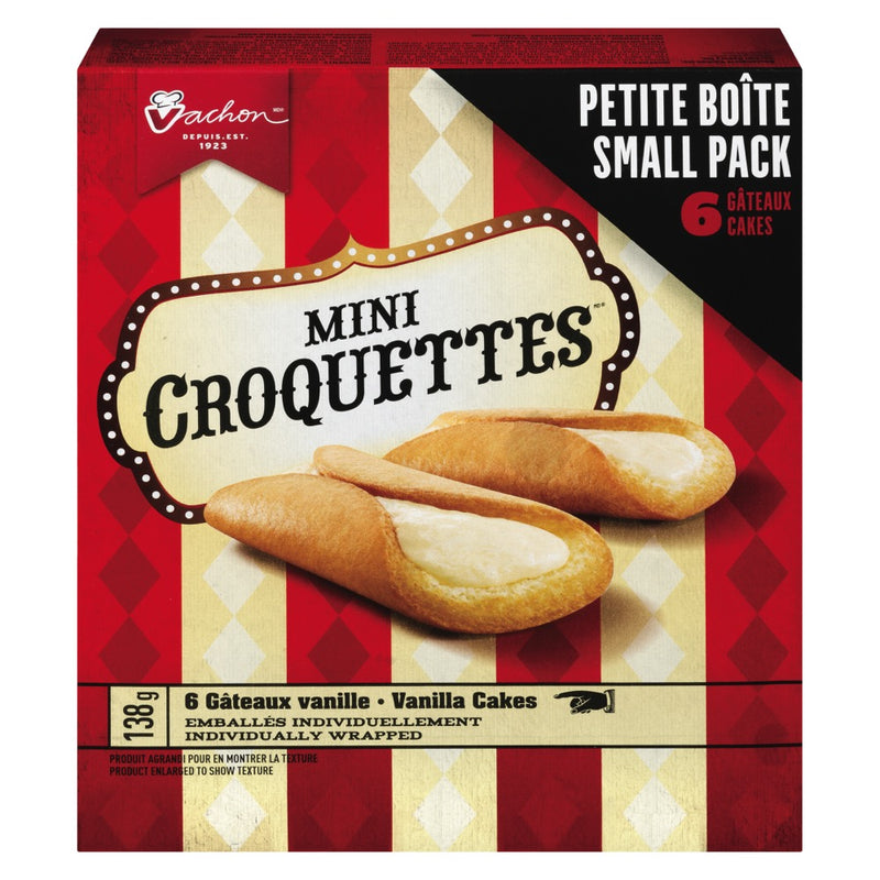 Vachon Mini Croquettes Small Pack Vanilla Cakes, 138 g