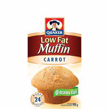 Quaker Low Fat Carrot Muffin Mix, 900 g