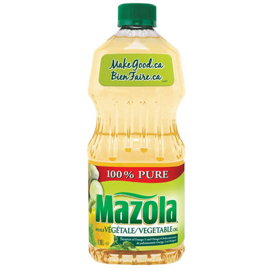 Mazola 100% Pure Vegetable Oil, 1.18 l