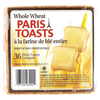 Paris Toasts Whole Wheat Mini Toasts, 36 ct