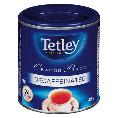 Tetley Orange Pekoe Decaffeinated Tea, 48g  (24ct)