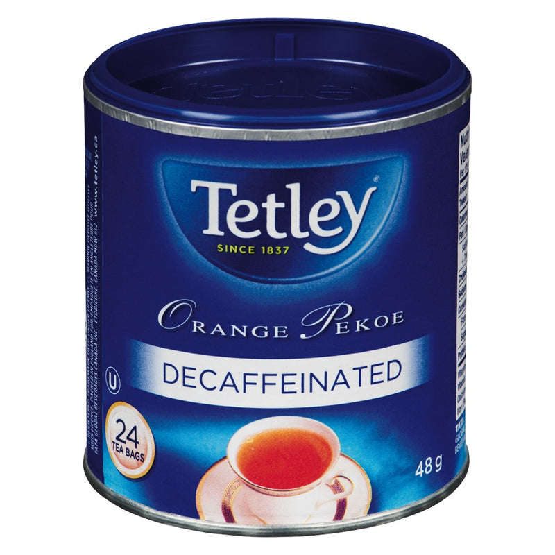 Tetley Orange Pekoe Decaffeinated Tea, 48g  (24ct)