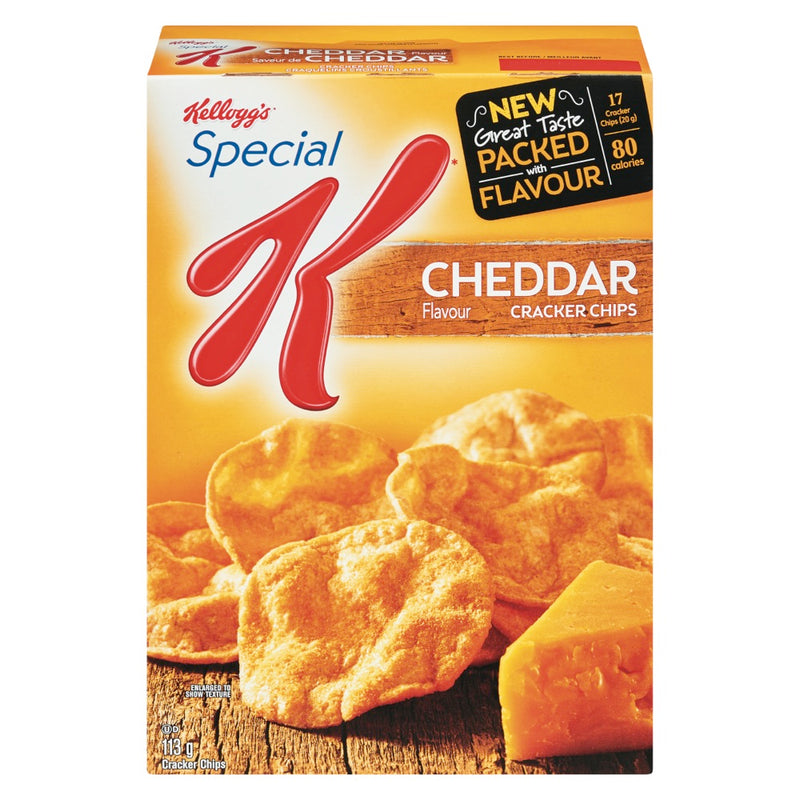 Special K Cheddar Cracker Chips, 113 g