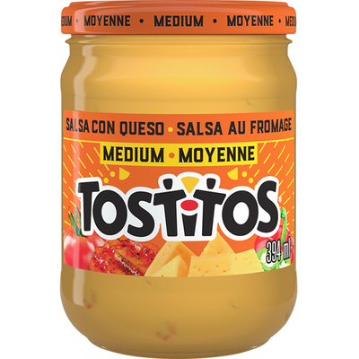 Tostitos Medium Cheese Dip, 394 mL