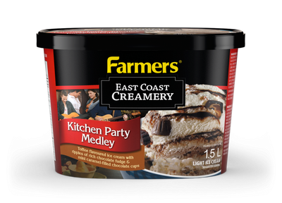Farmers Kitchen Party Medley Ice Cream, 1.5 l
