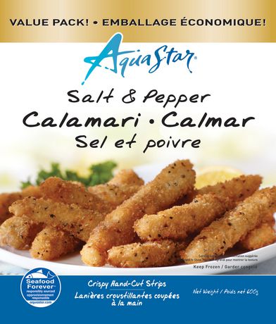 Aqua Star Salt & Pepper Calamari Fries, 600 g