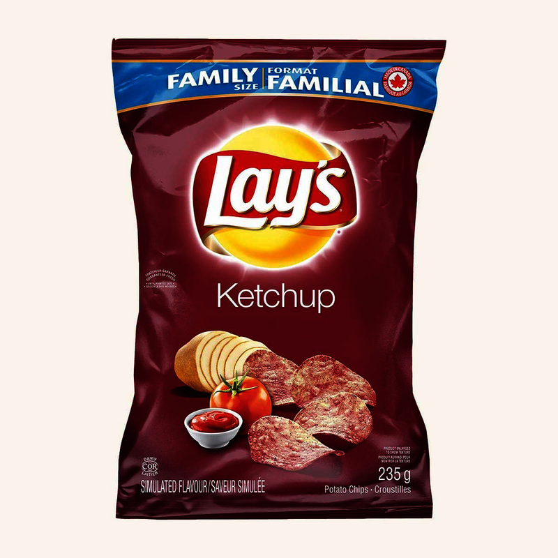 Lay's Ketchup Potato Chips, 235 g